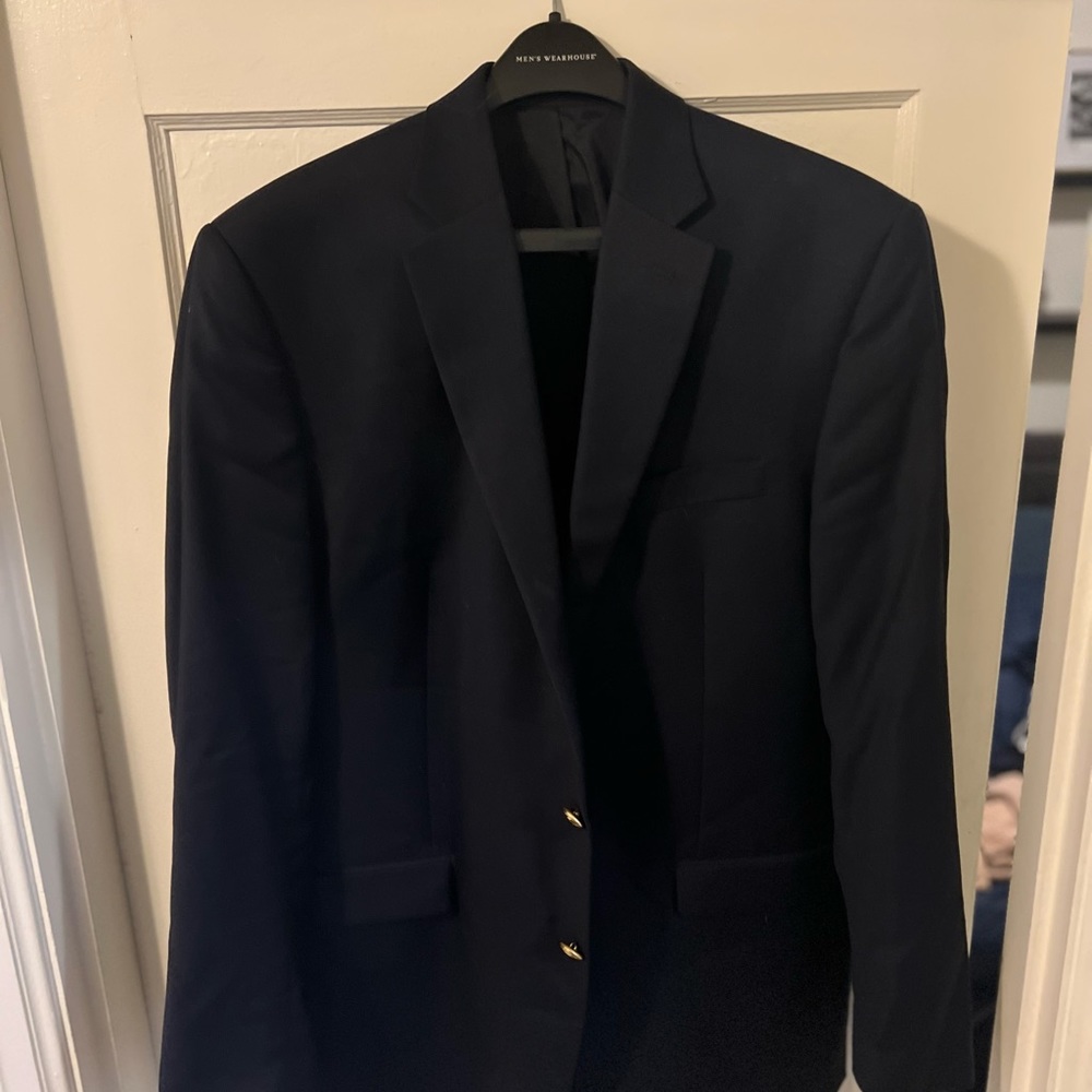 Ralph Lauren Navy Blazer - 100% wool